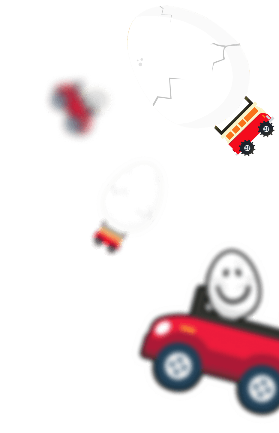 Official Eggy Car right side background